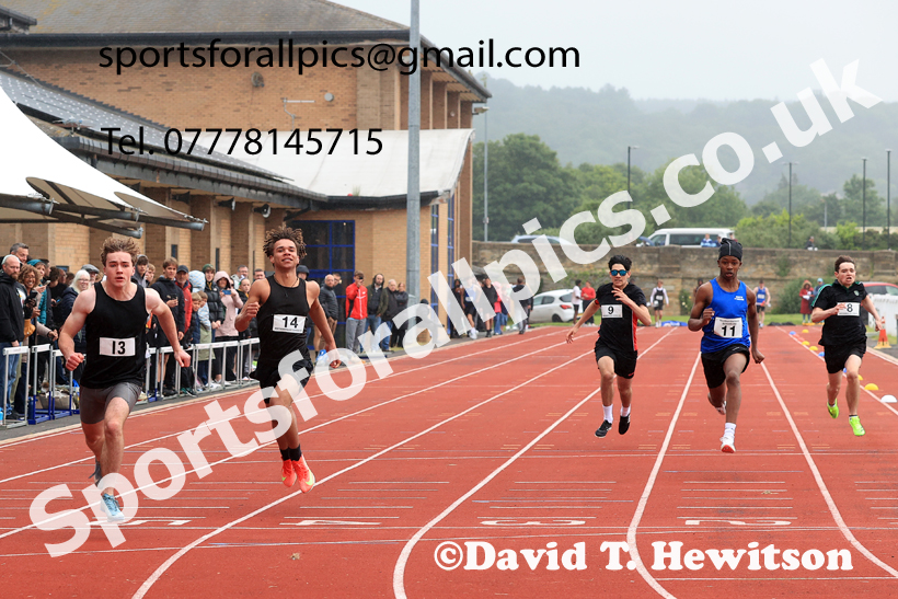 Sprints, 2026 Northumberland Schools Track and Field, Wentworth, Hexhan. Photo: David T. Hewitson/Sports for All Pics